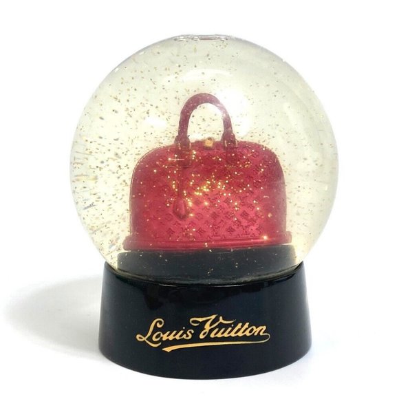 LOUIS VUITTON Novelty Monogram Alma Snow Globe in-area figurine Snowdome - Picture 5 of 8